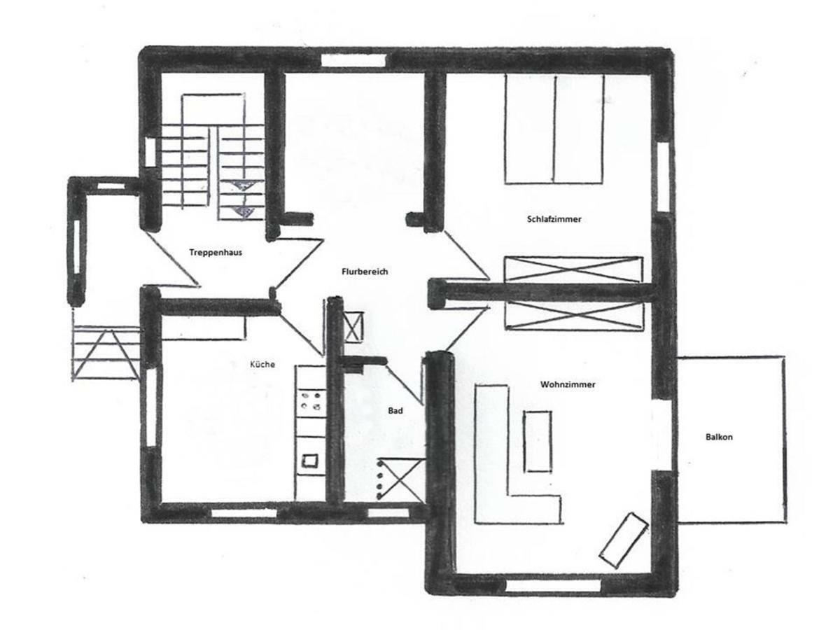Ferienwohnung Unica Im Lahntal Villmar ภายนอก รูปภาพ